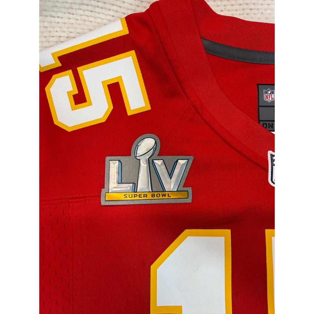 Nike Patrick Mahomes Kansas City Chiefs Super Bowl LV Jersey Mens Medium Red